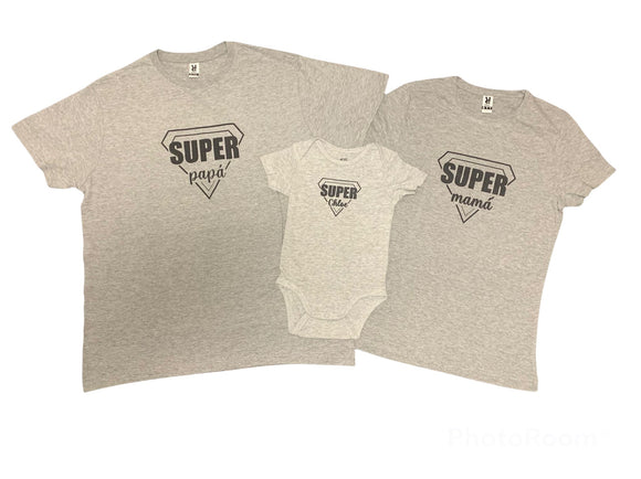 Camisetas Papá mamá y bebé