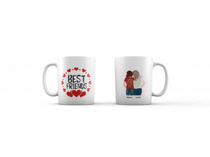 Taza personalizada amig@s